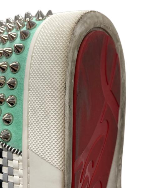 Christian Louboutin（クリスチャン・ルブタン）Christian Louboutin (クリスチャン・ルブタン) LOU SPIKES 2 FLAT マルチカラー サイズ:SIZE 42 1/2の古着・服飾アイテム