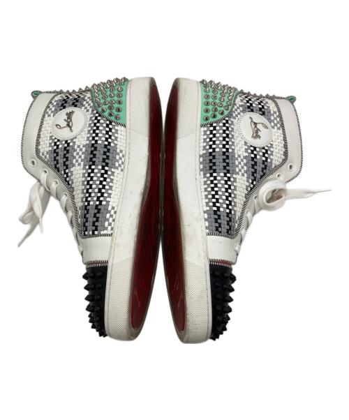 Christian Louboutin（クリスチャン・ルブタン）Christian Louboutin (クリスチャン・ルブタン) LOU SPIKES 2 FLAT マルチカラー サイズ:SIZE 42 1/2の古着・服飾アイテム