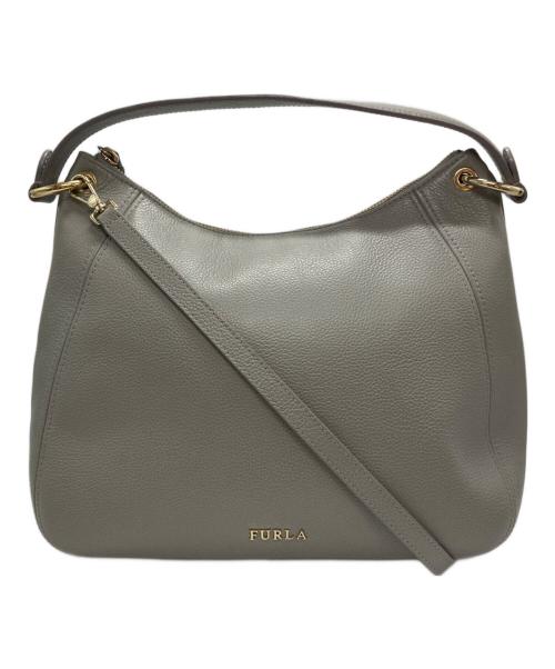 FURLA（フルラ）FURLA (フルラ) シエナ 2WAYショルダーバッグ グレー サイズ:-の古着・服飾アイテム