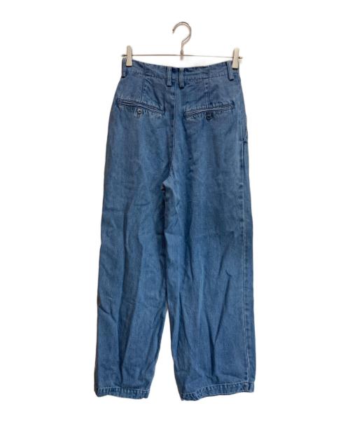 SLOBE IENA（スローブ イエナ）SLOBE IENA (スローブ イエナ) LEDENIM TUCK TROUSERデニム インディゴ サイズ:36の古着・服飾アイテム