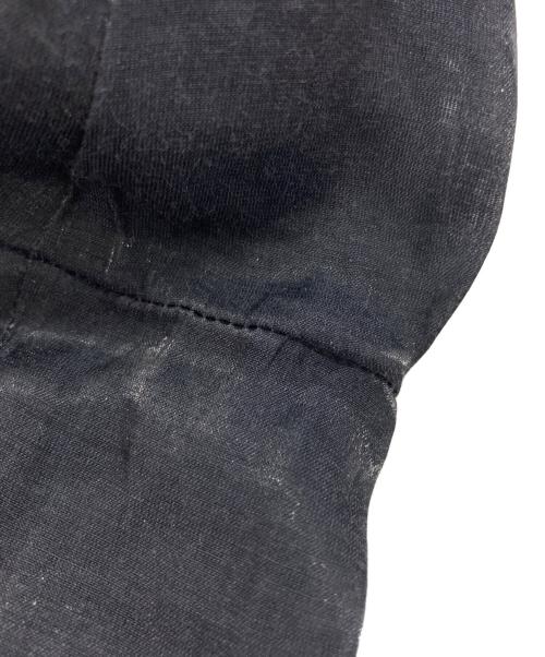 ISSEY MIYAKE（イッセイミヤケ）ISSEY MIYAKE (イッセイミヤケ) シャイニーシアーパンツ ブラック サイズ:Mの古着・服飾アイテム