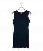 FOXEY BOUTIQUEフォクシー ブティック）の古着「ノースリーブニットワンピース」｜ブラック