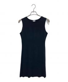 FOXEY BOUTIQUE（フォクシー ブティック）の古着「ノースリーブニットワンピース」｜ブラック