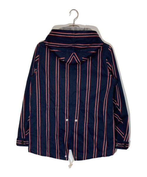 FRED PERRY（フレッドペリー）FRED PERRY (フレッドペリー) ストライプショートモッズコート ネイビー サイズ:Mの古着・服飾アイテム