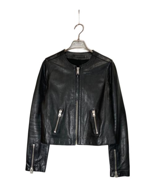 ALL SAINTS（オールセインツ）ALL SAINTS (オールセインツ) ライダースジャケット ブラック サイズ:UK8の古着・服飾アイテム