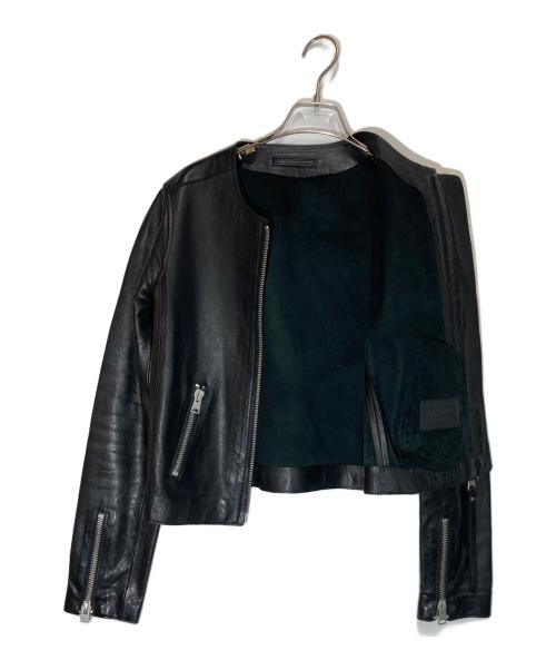 ALL SAINTS（オールセインツ）ALL SAINTS (オールセインツ) ライダースジャケット ブラック サイズ:UK8の古着・服飾アイテム