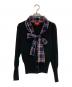 Vivienne Westwood RED LABEL（ヴィヴィアンウエストウッドレッドレーベル）の古着「ボウタイデザインカーディガン」｜ブラック