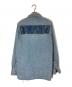 REMI RELIEF (レミレリーフ) デニムフリンジシャツジャケット ブルー サイズ:Ⅿ：6000円
