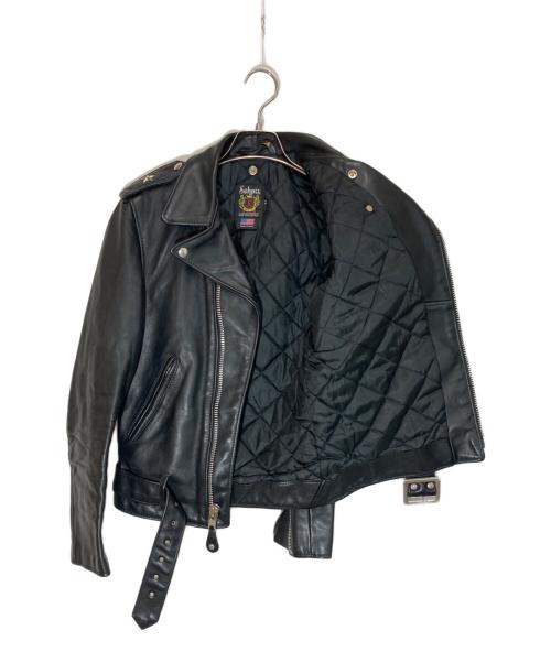 Schott（ショット）Schott (ショット) ワンスターレザーライダースジャケット ブラック サイズ:34の古着・服飾アイテム
