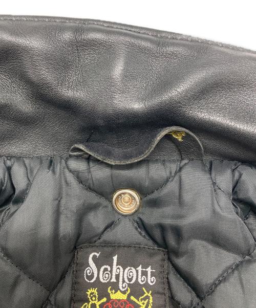 Schott（ショット）Schott (ショット) ワンスターレザーライダースジャケット ブラック サイズ:34の古着・服飾アイテム