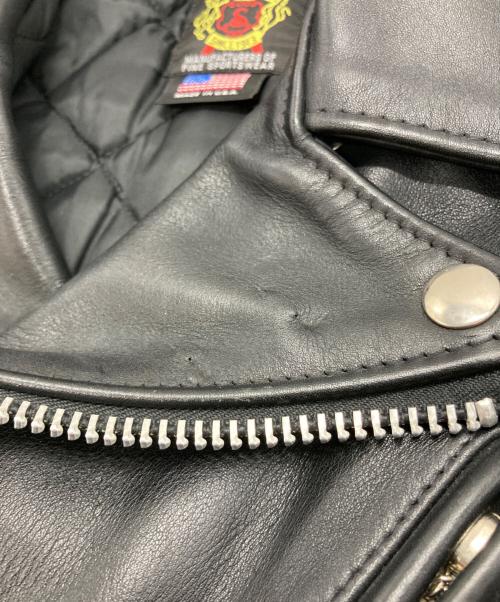 Schott（ショット）Schott (ショット) ワンスターレザーライダースジャケット ブラック サイズ:34の古着・服飾アイテム