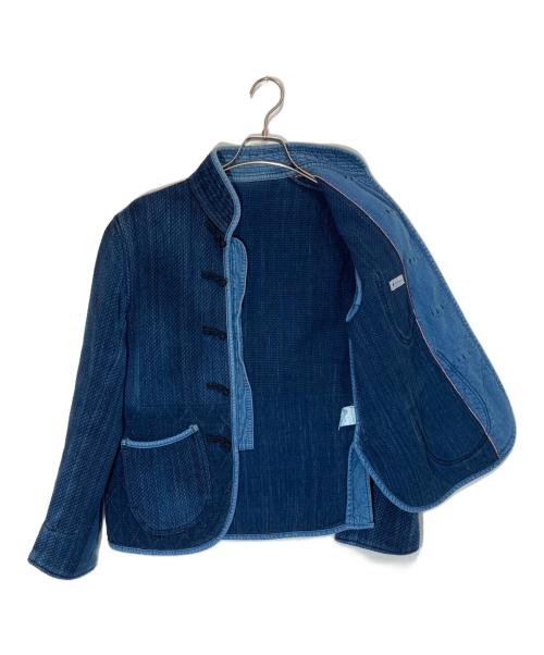 Porter Classic（ポータークラシック）Porter Classic (ポータークラシック) KENDO チャイニーズジャケット インディゴ サイズ:Sの古着・服飾アイテム