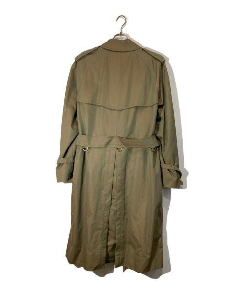 Burberry's（バーバリー）Burberry's (バーバリー) 玉虫色裏ノバチェックトレンチコート カーキ サイズ:-の古着・服飾アイテム