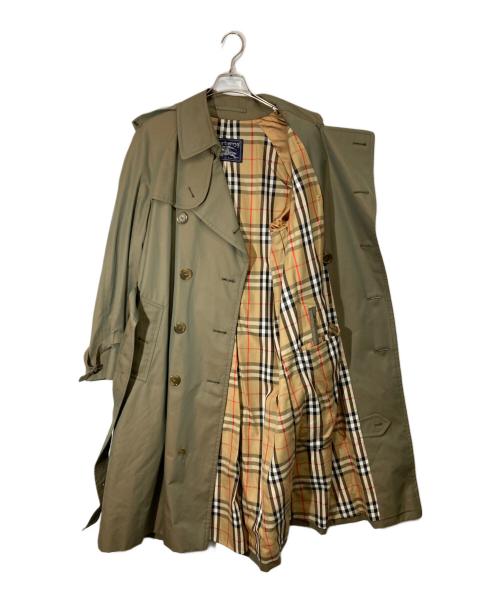 Burberry's（バーバリー）Burberry's (バーバリー) 玉虫色裏ノバチェックトレンチコート カーキ サイズ:-の古着・服飾アイテム