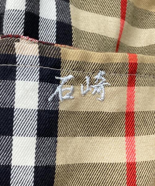 Burberry's（バーバリー）Burberry's (バーバリー) 玉虫色裏ノバチェックトレンチコート カーキ サイズ:-の古着・服飾アイテム