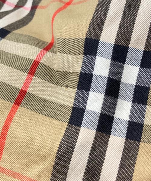 Burberry's（バーバリー）Burberry's (バーバリー) 玉虫色裏ノバチェックトレンチコート カーキ サイズ:-の古着・服飾アイテム