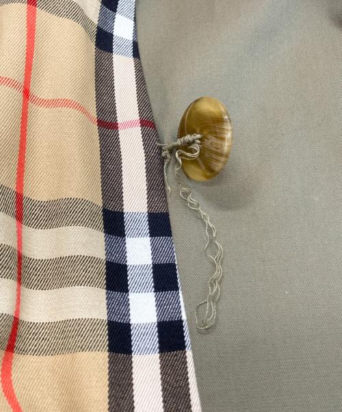 Burberry's（バーバリー）Burberry's (バーバリー) 玉虫色裏ノバチェックトレンチコート カーキ サイズ:-の古着・服飾アイテム