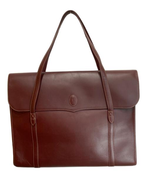 Cartier（カルティエ）Cartier (カルティエ) トートバッグ ボルドー サイズ:-の古着・服飾アイテム