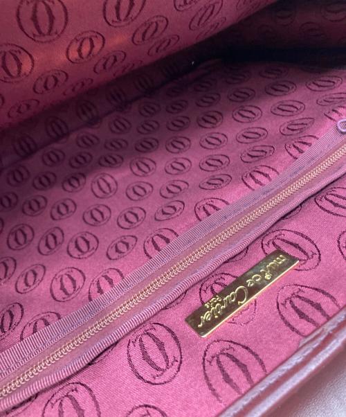 Cartier（カルティエ）Cartier (カルティエ) トートバッグ ボルドー サイズ:-の古着・服飾アイテム