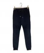 BALMAINバルマン）の古着「FLOCKED JOGGING PANTS」｜ブラック