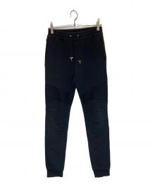 BALMAIN（バルマン）の古着「FLOCKED JOGGING PANTS」｜ブラック