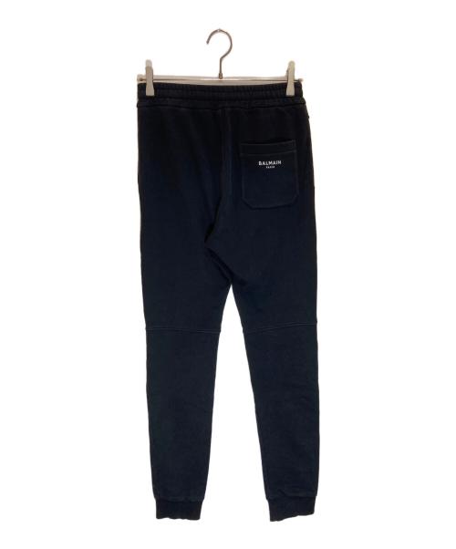 BALMAIN（バルマン）BALMAIN (バルマン) FLOCKED JOGGING PANTS ブラック サイズ:Sの古着・服飾アイテム