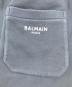 中古・古着 BALMAIN (バルマン) FLOCKED JOGGING PANTS ブラック サイズ:S：8000円