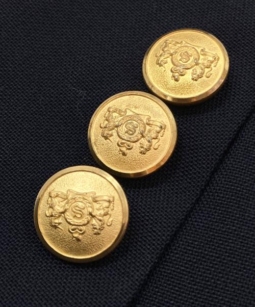 Burberry's（バーバリー）Burberry's (バーバリー) 金釦テーラードジャケット ネイビー サイズ:-の古着・服飾アイテム