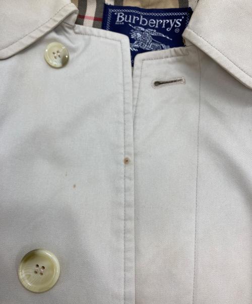 Burberry's（バーバリー）Burberry's (バーバリー) 裏ノバチェックコート アイボリー サイズ:-の古着・服飾アイテム
