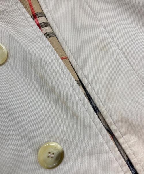 Burberry's（バーバリー）Burberry's (バーバリー) 裏ノバチェックコート アイボリー サイズ:-の古着・服飾アイテム