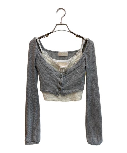 ANDMARY（アンドマリー）ANDMARY (アンドマリー) Clala layered set グレー サイズ:Freeの古着・服飾アイテム
