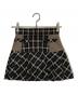 ANDMARY (アンドマリー) Coco check pleats skirt ブラック サイズ:S：10000円