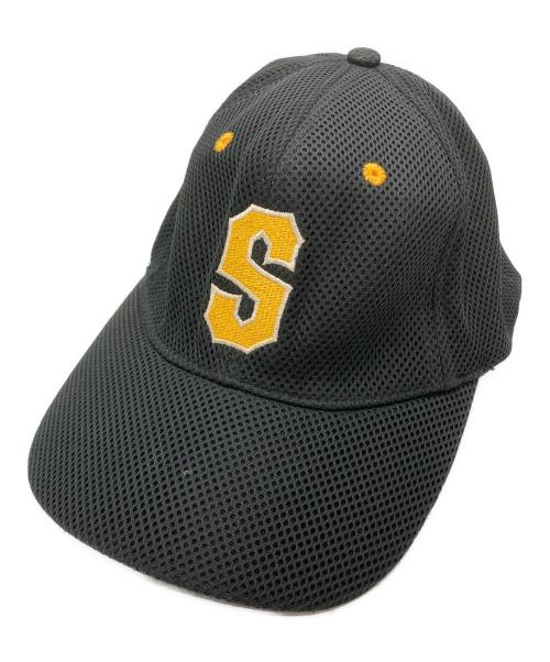 stussy（ステューシー）stussy (ステューシー) S Logo Mesh Baseball Cap ブラックの古着・服飾アイテム