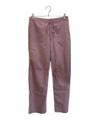 AURALEEオーラリー）の古着「WASHED FINX TWILL EASY WIDE PANT」｜パープル