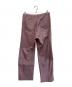 AURALEE (オーラリー) WASHED FINX TWILL EASY WIDE PANT パープル：4000円