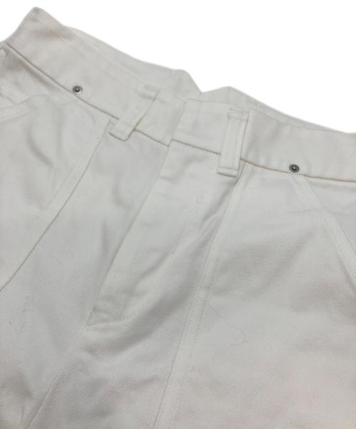 UNION LAUNCH（ユニオンランチ）UNION LAUNCH (ユニオンランチ) ヒッコリーペインターパンツ ホワイト サイズ:XSの古着・服飾アイテム