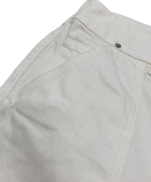 UNION LAUNCH（ユニオンランチ）UNION LAUNCH (ユニオンランチ) ヒッコリーペインターパンツ ホワイト サイズ:XSの古着・服飾アイテム