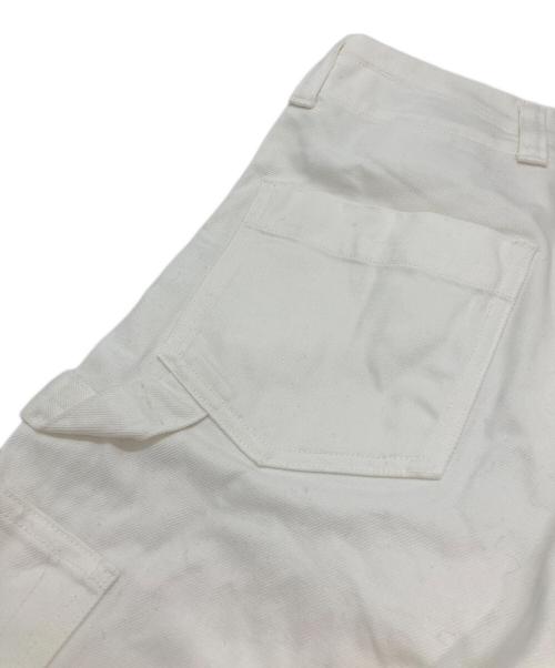 UNION LAUNCH（ユニオンランチ）UNION LAUNCH (ユニオンランチ) ヒッコリーペインターパンツ ホワイト サイズ:XSの古着・服飾アイテム