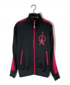 Hysteric Glamourヒステリックグラマー）の古着「トラックジャケット」｜ブラック×ピンク