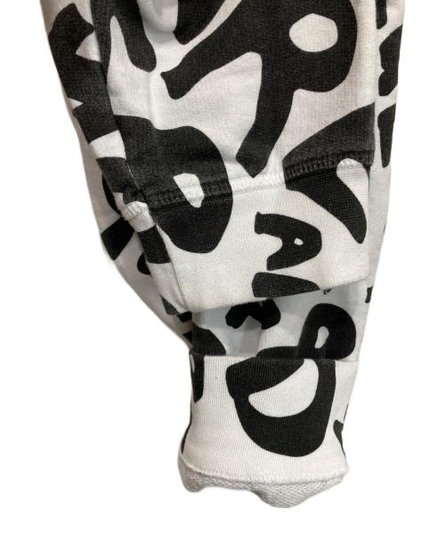 DSQUARED2（ディースクエアード）DSQUARED2 (ディースクエアード) D2 POP 80'S KNIT CREWNECK PULLOVER ブラック×ホワイト サイズ:SIZE 3XLの古着・服飾アイテム