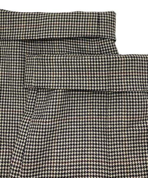 Christian Dior MONSIEUR（クリスチャンディオールムッシュ）Christian Dior MONSIEUR (クリスチャンディオールムッシュ) ウールタックパンツ ホワイト×ブラック サイズ:SIZE 79の古着・服飾アイテム
