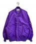 beautiful people（ビューティフルピープル）の古着「ナイロンツイルMA-1 ブルゾン」｜パープル