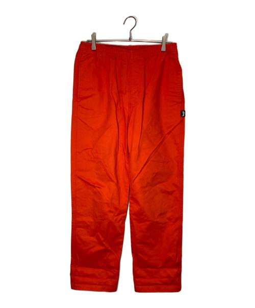 stussy（ステューシー）stussy (ステューシー) イージーパンツ オレンジ サイズ:Sの古着・服飾アイテム