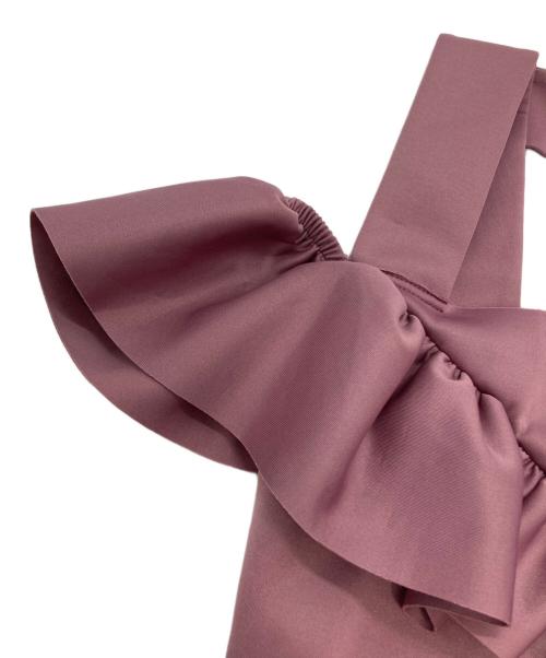 MM6 Maison Margiela（エムエムシックスメゾンマルジェラ）MM6 Maison Margiela (エムエムシックスメゾンマルジェラ) フリル ビスチェ ピンク サイズ:XSの古着・服飾アイテム