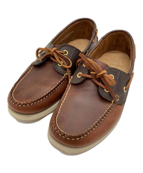 G.H.BASS（ジーエイチバス）G.H.BASS (ジーエイチバス) デッキシューズ ブラック サイズ:42の古着・服飾アイテム