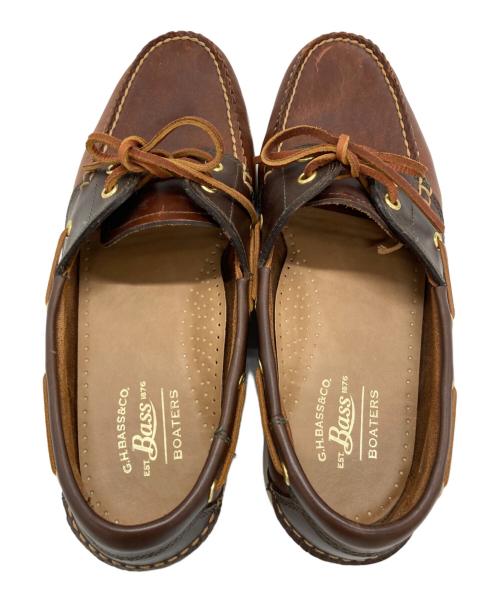 G.H.BASS（ジーエイチバス）G.H.BASS (ジーエイチバス) デッキシューズ ブラック サイズ:42の古着・服飾アイテム