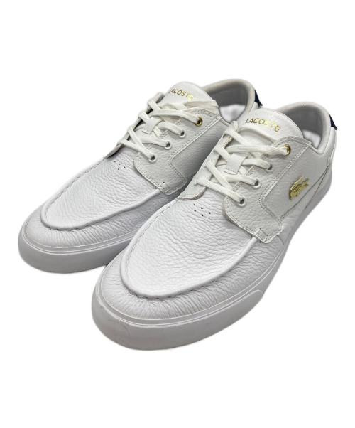 LACOSTE（ラコステ）LACOSTE (ラコステ) BAYLISS DECK 0721 ホワイト サイズ:SIZE UK9.5の古着・服飾アイテム