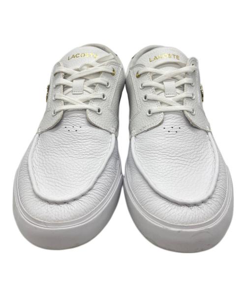 LACOSTE（ラコステ）LACOSTE (ラコステ) BAYLISS DECK 0721 ホワイト サイズ:SIZE UK9.5の古着・服飾アイテム