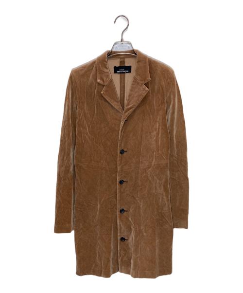 tricot COMME des GARCONS（トリココムデギャルソン）tricot COMME des GARCONS (トリココムデギャルソン) 綿別珍 チェスターコート ブラウン サイズ:-の古着・服飾アイテム