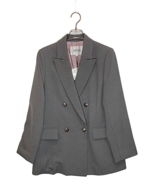 ARPEGE STORY（アルページュストーリー）ARPEGE STORY (アルページュストーリー) W釦テーラードジャケット グレー サイズ:SIZE 1の古着・服飾アイテム